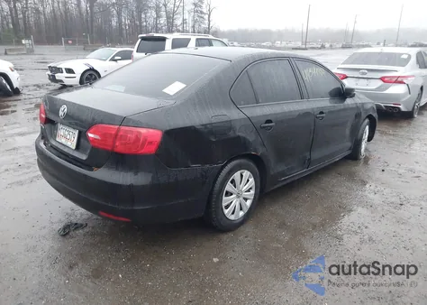 2013 Volkswagen Jetta 2.0L S из США, поврежденный, VIN 3VW2K7AJ7DM353130